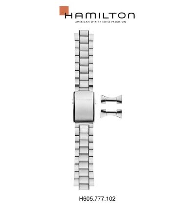 Hamilton Straps H695777102 Bracelet-Set Steel For Khaki X- Watch