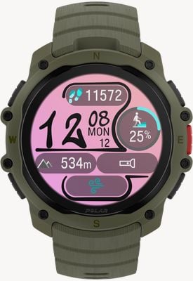 Polar Street X - AMOLED GPS Urban Sports Watch (45mm) Forest Green Watch 900116714