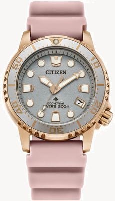 Citizen Promaster Diver Eco-Drive (36.5mm) Grey Dial / Pink Polyurethane Strap EO2023-00A