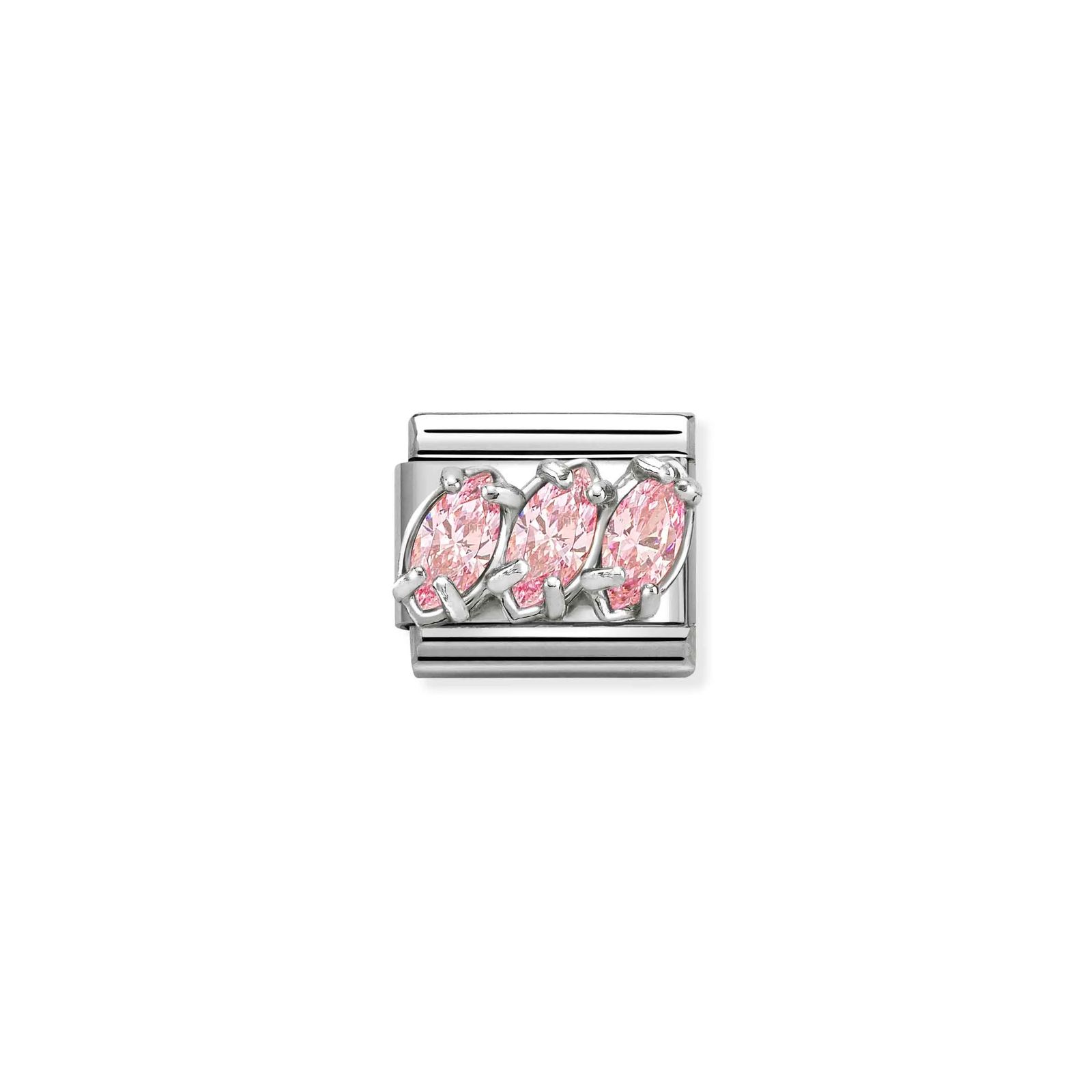 Nomination 330329/21 Classic Pink Trilogy Cubic Zirconia Jewellery
