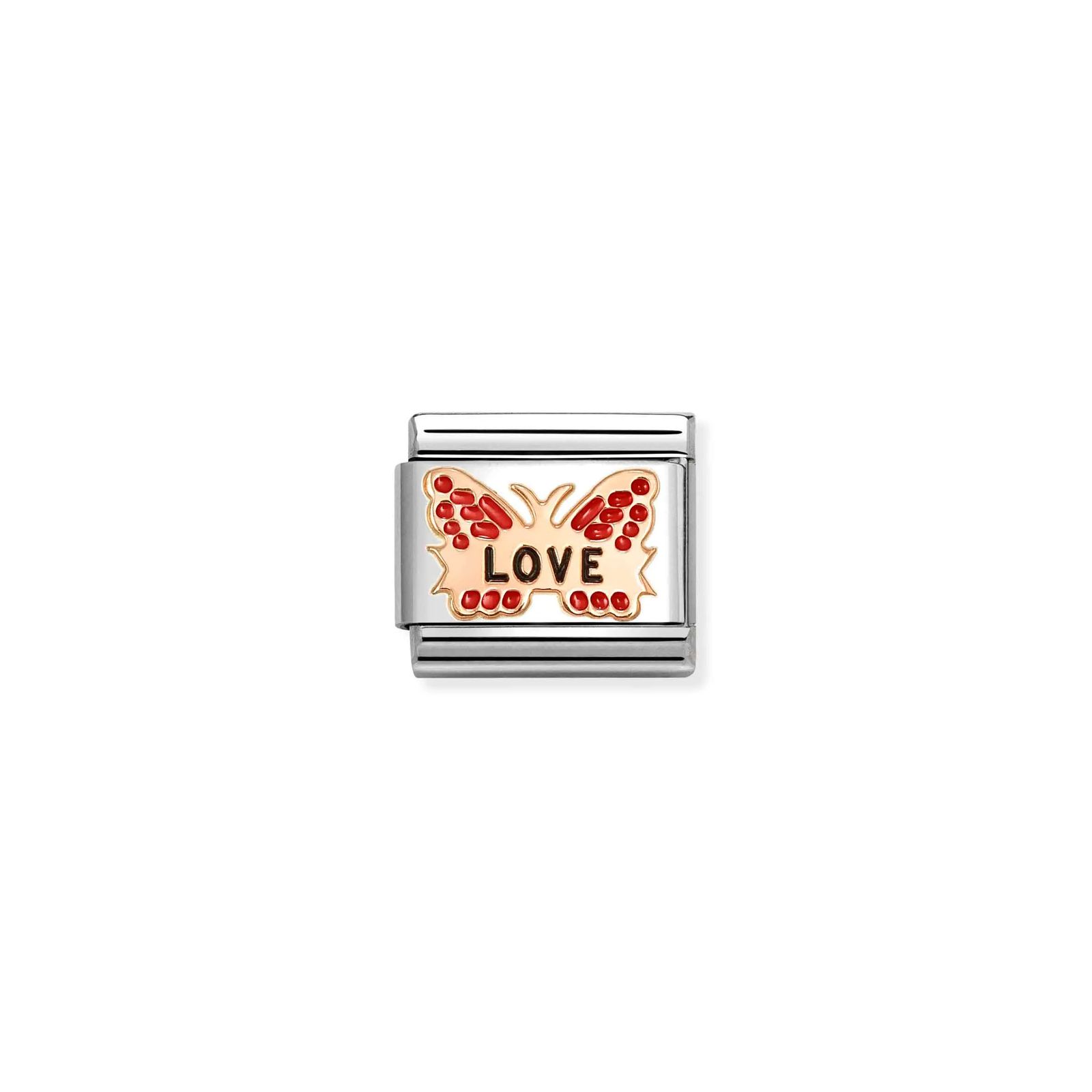 Nomination 430202/47 Classic Love Butterfly 9ct Rose Gold Jewellery