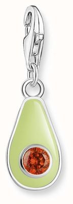 Thomas Sabo Sterling Silver Charm Pendant Cute Avocado 2214-691-7