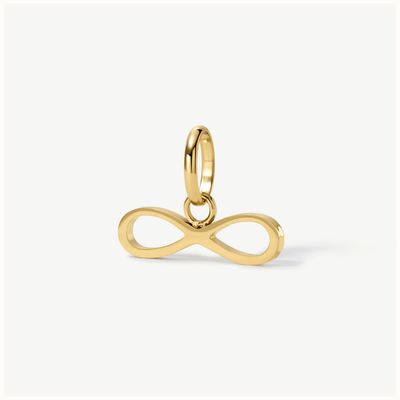 D.LOUISE Gold Tone Mini Infinity Charm Pendant CH-32
