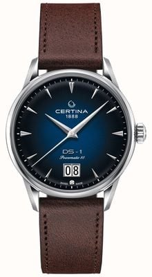 Certina DS-1 Big Date | Powermatic 80 | Brown Leather Strap C0294261604100