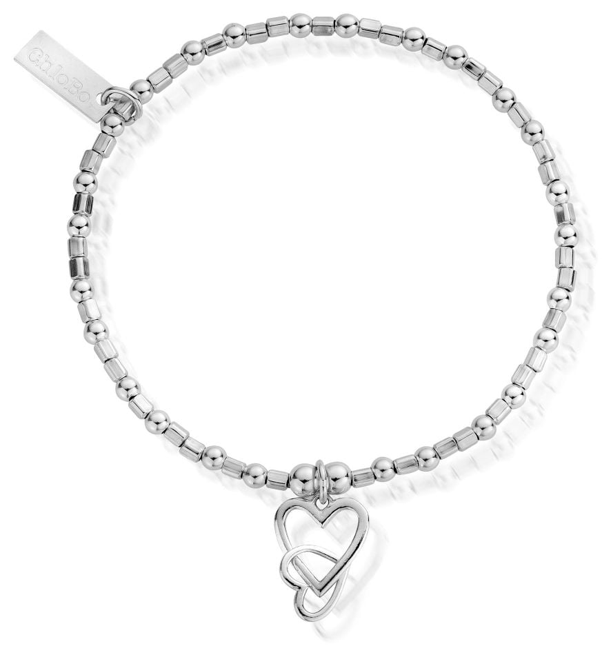 ChloBo SBCFB572 Women's | Interlocking Love Heart | Bracelet Jewellery
