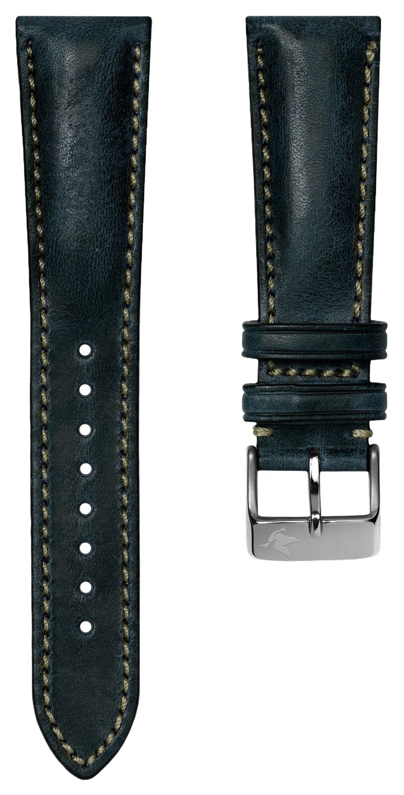 Duckworth Prestex HORWEEN-DARKBLUE-20 Dark Blue Horween Watch