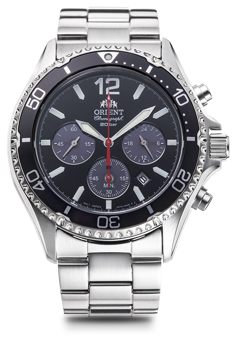 Orient RA-TX0202B10B Mako Solar Chronograph (43mm) Black Watch