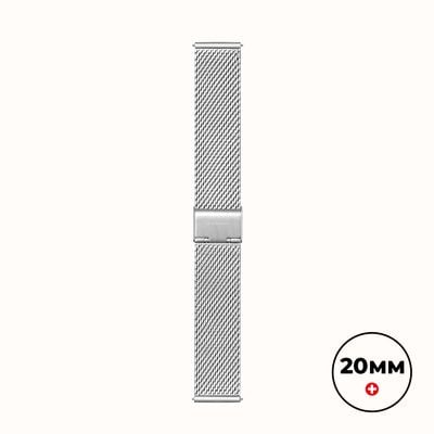 Mondaine Stainless Steel Mesh Bracelet - Silver - (20mm) FM8920STEM4