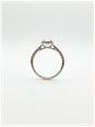 Bass International Diamond Jewel 0.81ct Princess Natural Diamond Platinum Halo Ring J4621 - alternate view 3