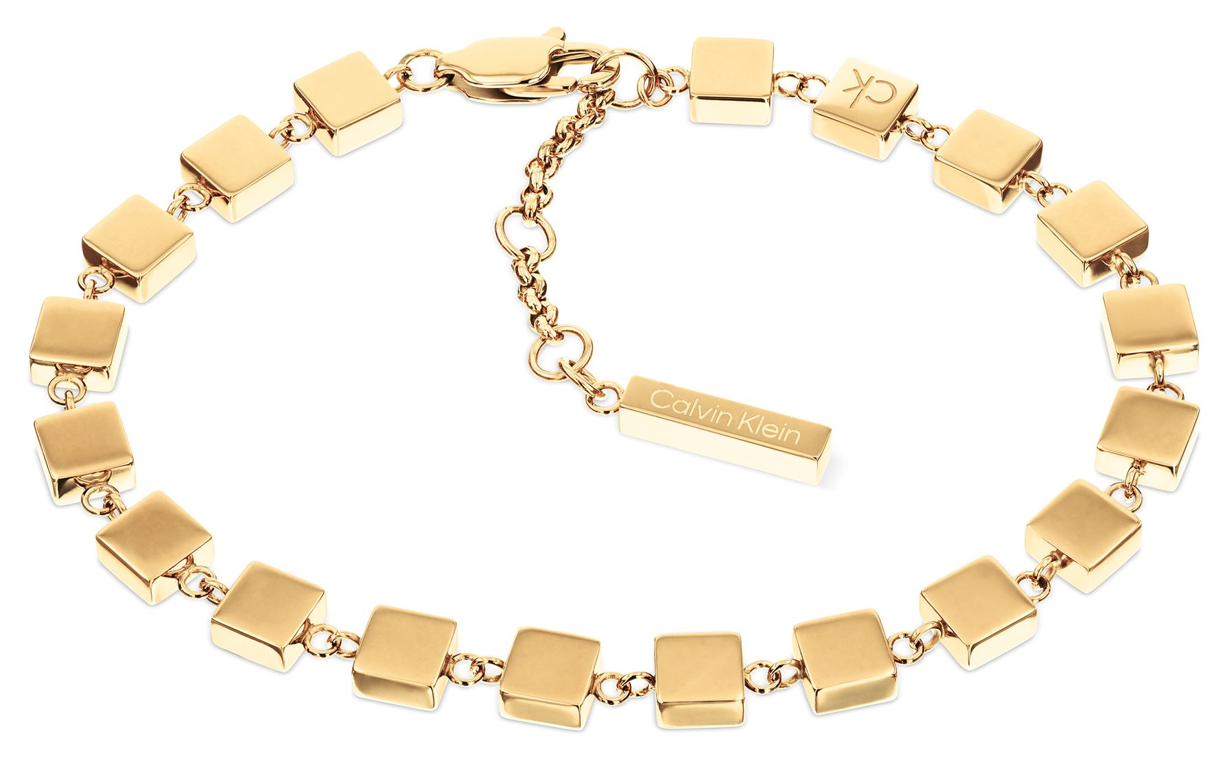 Calvin Klein 35000842 Ladies Geometric Bracelet - Gold Jewellery