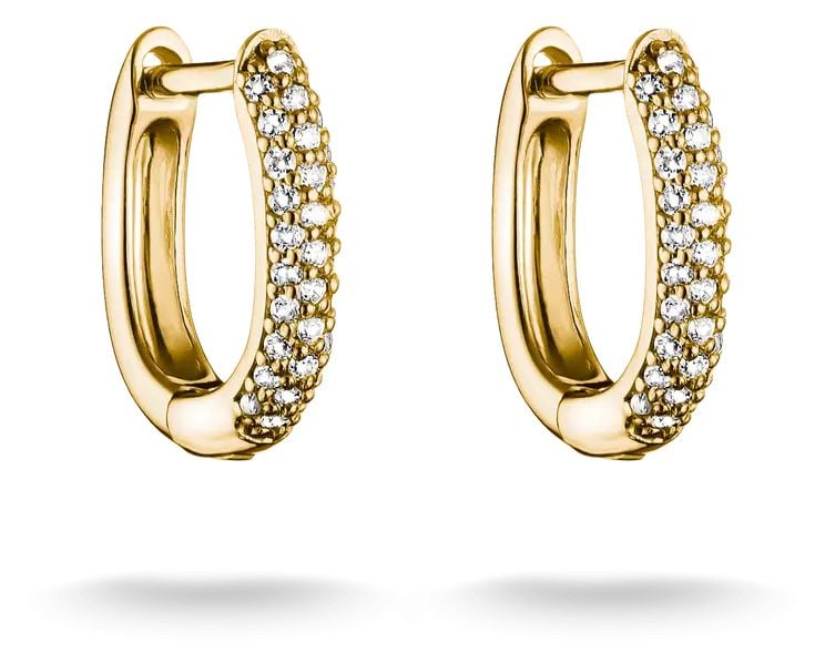 Thomas Sabo CR779-M01-14 Hoop Earrings with white zirconia Jewellery