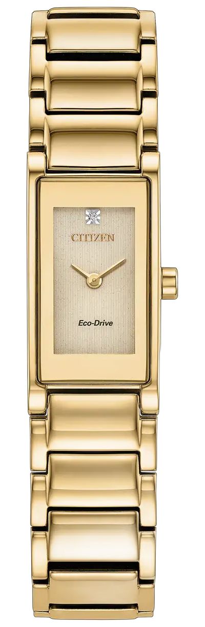 Citizen EG7052-59P Eco-Drive Axiom (14x28mm) Gold Dial / Watch