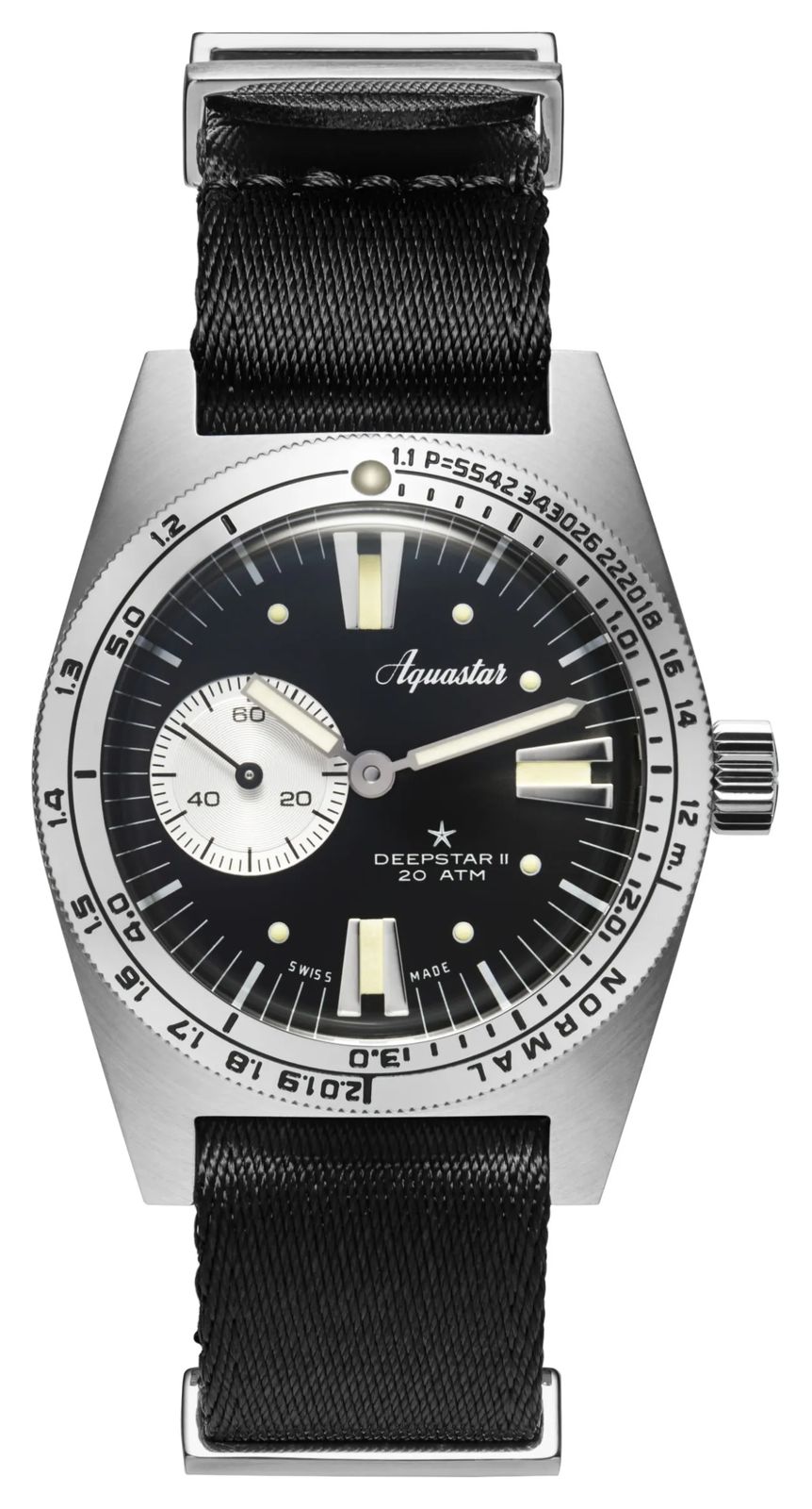 Aquastar DS2-NATO VB Deepstar II Mono-Compax Automatic (37mm Watch
