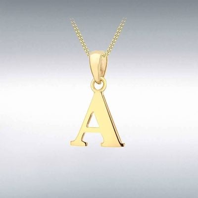 IBB 9ct Yellow Gold Larger A Initial 1.69.3791