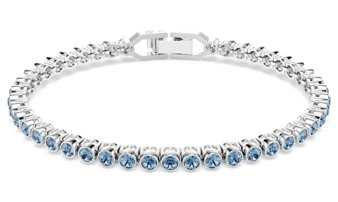 Swarovski 5734239 Imber Emily Tennis Bracelet Round Cut, Jewellery