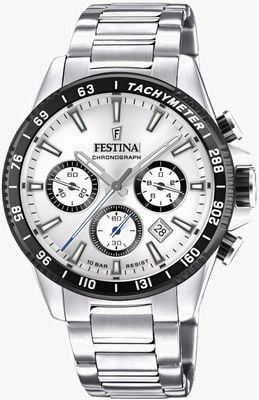 Festina Men's Chronograph | Silver Dial | Stainless Steel Bracelet F20560/1