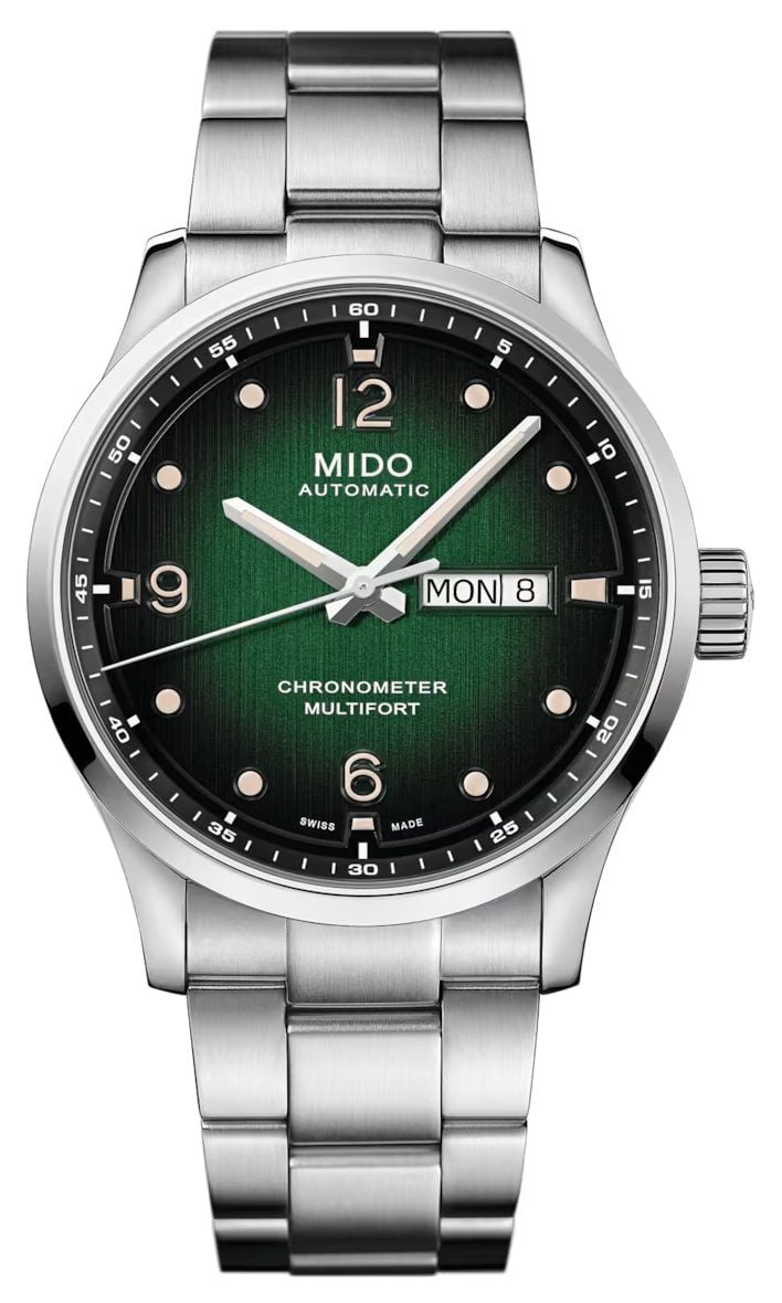 MIDO M0384311109700 Multifort M Chronometer (42mm) Green Watch