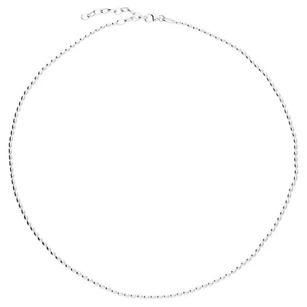 James Moore CME H5908-25 Sterling Silver Seed Beaded Anklet Jewellery