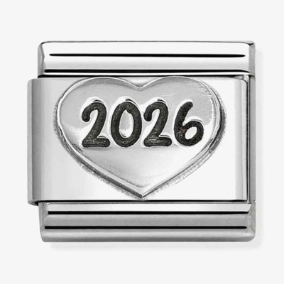 Nomination Classic 2026 Heart Sterling Silver Charm 330101/97