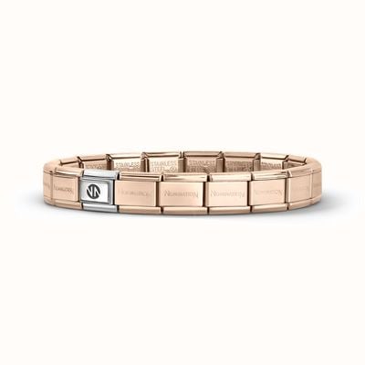Nomination COMPOSABLE CLASSIC Coloured Base Bracelets Branded Rose Gold