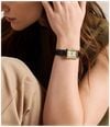 Fossil Raquel 23 mm Three-Hand Date Black Leather Fossil Watch ES5505 - alternate view 5