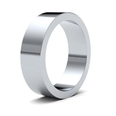 James Moore Wedding Ring  | 6mm | Medium | Size Flat | AG_6LMF-9W AG_6LMF-9W