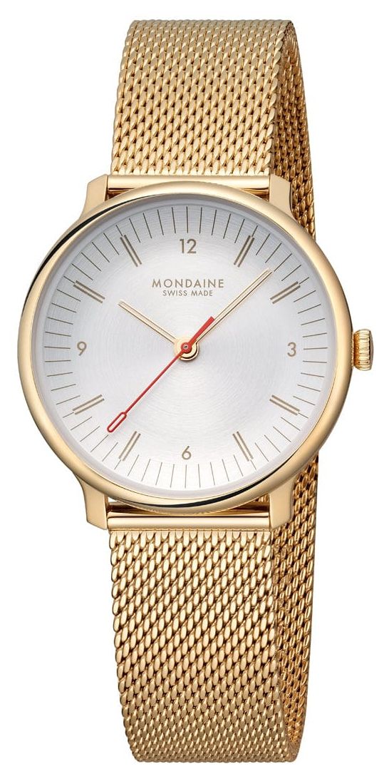Mondaine MLE.33111.SM Doppio (33mm) Off-White Dial / Gold- Watch