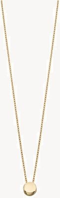 Elements Gold 9ct Yellow gold Tiny Circle Pend And Chain GN289