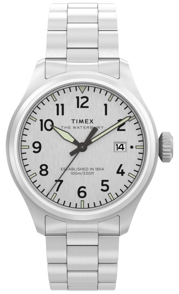 Timex TW2Y18800 Waterbury Ace (41mm) Silver Dial / Stainless Watch
