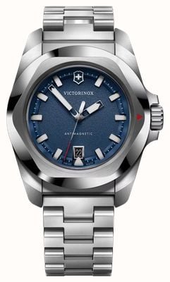 Victorinox I.N.O.X. Quartz (41mm) Black Dial / Stainless Steel Bracelet 242031