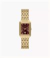 Fossil Raquel 23 mm Three-Hand Date Gold-Tone Stainless Stee ES5512