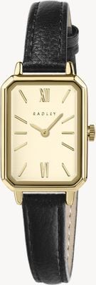 Radley Two-Hand Quartz (26mm) Champagne Dial / Black Leather Strap RY22038