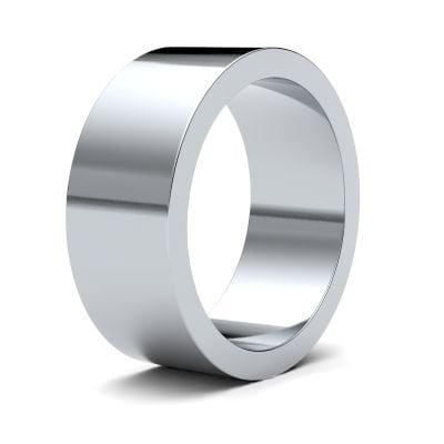 James Moore Wedding Ring  | 8mm | Medium | Size Flat | AG_8LMF-9W AG_8LMF-9W