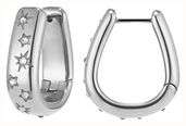 Olivia Burton Celestial Crystal Silver Tone Hoop Earrings 24100643 - alternate view 2