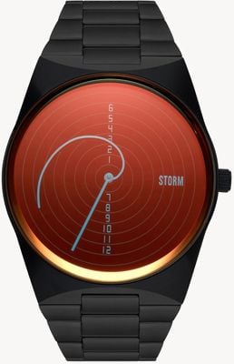 STORM Fibon-X Slate Red | Slate Black Steel Bracelet Watch 47444/SL/R