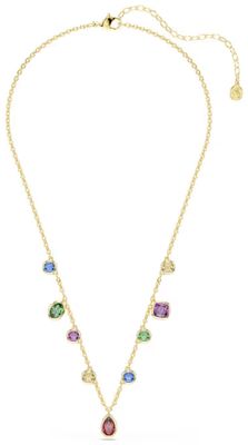 Swarovski Swarovski Imber Necklace, Mixed Cuts, Multicoloured, 18K Gold Finish 5753274