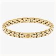 BOSS Jewellery Yellow Gold Tone Plated Stainless Steel Link Bracelet 1580889