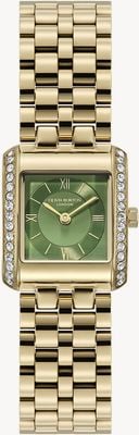 Olivia Burton 21mm Berkley Green & Gold Bracelet 24000382
