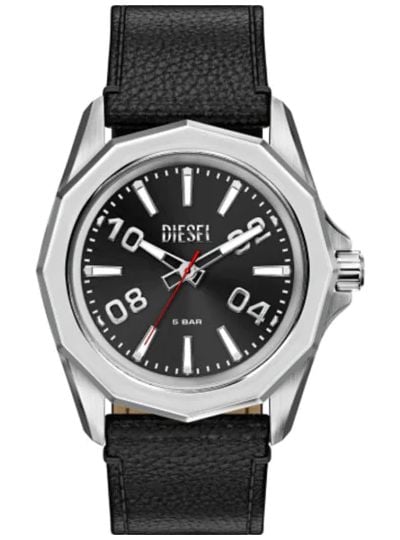 Diesel DZ2248 Stinger Black Blak Dail Leather Watch