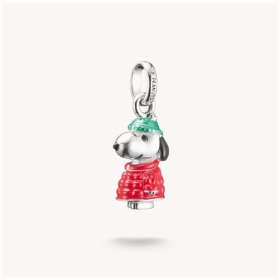 Thomas Sabo x PEANUTS Snoopy Winter Jacket Charm Pendant - Connect CC1309-664-7