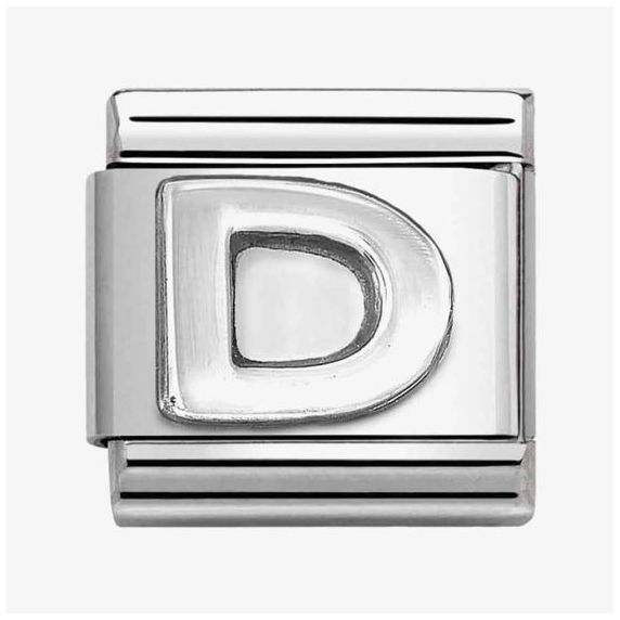 Nomination 330113/04 Classic Letter D Oxidised Charm Jewellery