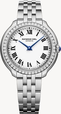 Raymond Weil Toccata Heritage Diamond (28mm) White Dial / Stainless Steel Bracelet 5250-STS-00650