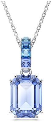 Swarovski Millenia Pendant Necklace Blue Crystals Rhodium Plated 5696518