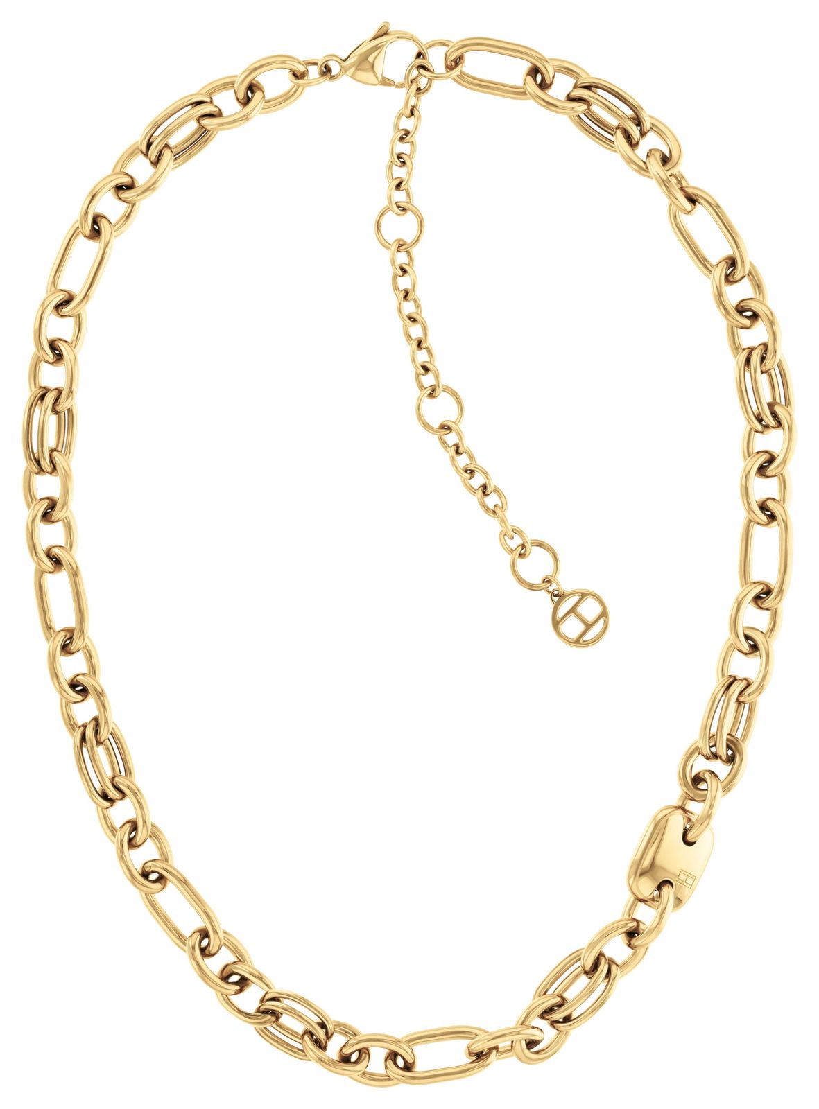 Tommy Hilfiger 2780784 Women's Contrast Link Chain Gold Tone Jewellery