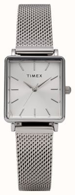 Timex Transcend (22mm) Silver Dial / Stainless Steel Mesh Bracelet TW2Y26300