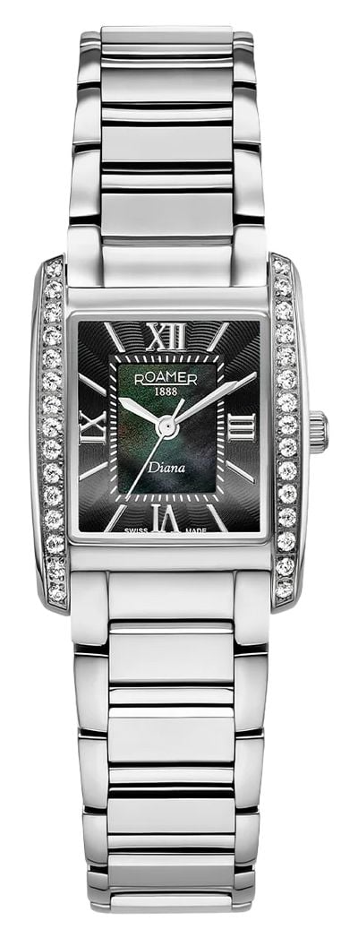 Roamer 869847 41 80 20 Diana Crystal Quartz (22.5mm) Black Watch