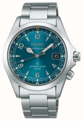 Seiko Prospex Alpinist Automatic 'Tealpine’ (39.5mm) Teal Blue Dial / Stainless Steel Bracelet SPB503J1