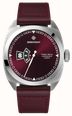 Bremont Terra Nova Jumping Hour Automatic (40.5mm) Burgundy Sunray Lacquered Dial / Burgundy Leather Strap TN40-JH-SS-BG-L-S