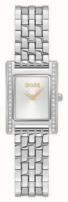 BOSS LUCY PRECIOUS (18.5mm) Silver Dial / Stainless Steel Bracelet 1502816