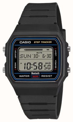 Casio Classic F-B100W Digital Step Tracker (38.1mm) Digital Display / Black Bio-Resin Band F-B100W-1AEF
